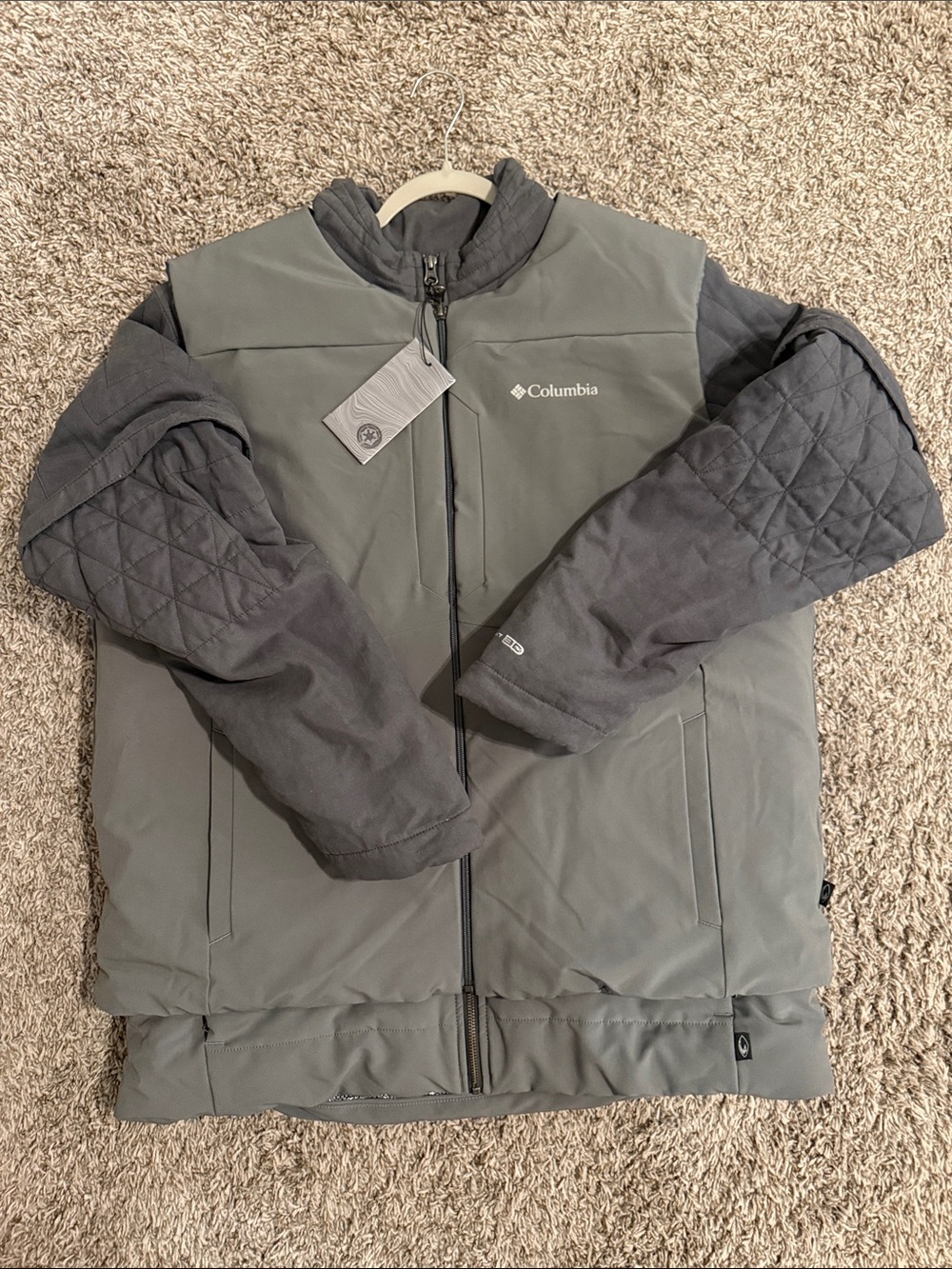 Star Wars x Columbia. Mandalorian interchange hybrid jacket.